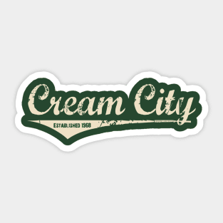 Cream City Sticker